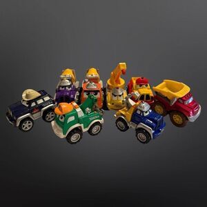 8 Tonka Lil Chuck and Friends Diecast Vehicles Construction Hasbro Maisto 3” A16